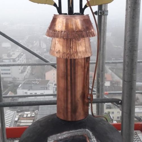 09 Kirchturm Münsingen Oberstes Kupferteil